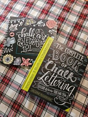 2 Chalk Art & Lettering Books